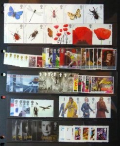 GB QEII 2008 Complete Commemorative Year Set  (12 Sets) Face Value £65+ Fine U/M