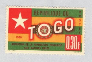 Togo 386 MLH Togo Flag 1961 (BP67710)