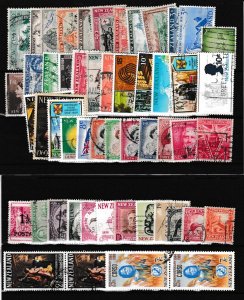 New Zealand Mixture of commemorative stamps, Used