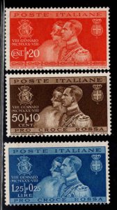 Italy Scott 239-241 MH* Stamp set