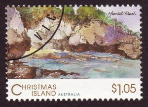 Christmas Is 1993 Sc#352, SG#380 Scenic Views Beach CTO.