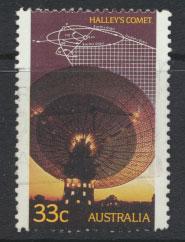 SG 1008 SC# 982   Fine Used  - Halley's Comet  Radio Telescope