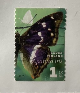Finland 2007  Scott 1296a used - Butterfly, Apatura iris