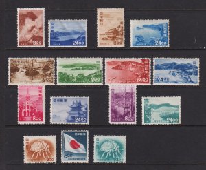 Japan - (HS) 6 Mint sets from 1951, cat. $ 118.15