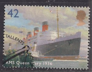 GB 2004 QE2 42p Ocean Liners RMS Queen Mary  SG 2450 ex FDC ( M1131 )