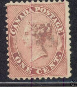 CANADA QUEEN VICTORIA 10C  SCOTT#14,SG#29  MINT RE GUM 