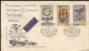 M) 1979, CZECHOSLOVAKIA, AIR MAIL, THE WORLD WINS FROM ZNAMEK POSTS, PRAHA, CIRC