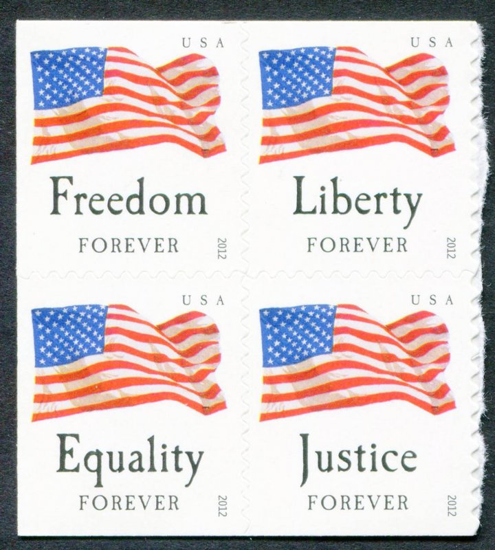 USA 4648a MNH block of 4