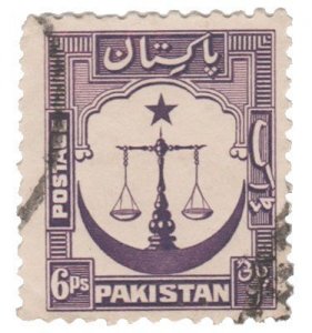 PAKISTAN STAMP 1948 - 57 SCOTT # 25. USED. # 6