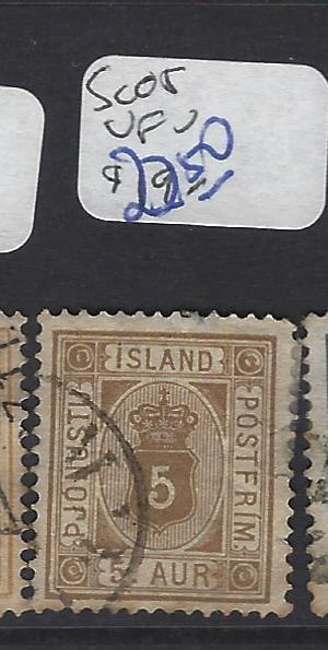 ICELAND   (PP1607B)  5 A  SC O5    OFFICIAL  VFU