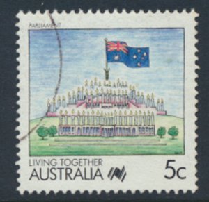 Australia  Sc# 1057 Used  Parliament   see details & scan                      