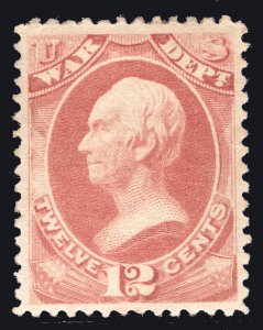 MOMEN: US STAMPS #O119 OFFICIAL MINT OG H XF $135 LOT #80281