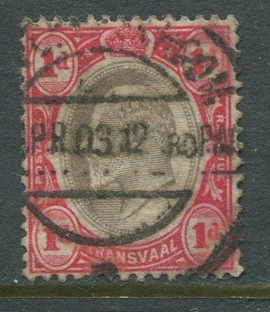 STAMP STATION PERTH Transvaal #253 Used KEVII 1902 Wmk 2 Crown and CA CV$0.25.