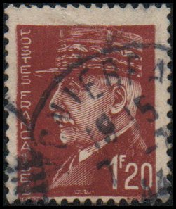 France 438 - Used - 1.20fr Marshal Petain (1941)