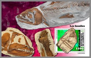 DJIBOUTI 2023 MNH IMPERF. Fossils S/S #402b