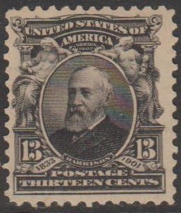 U.S. Scott #308 Harrison Stamp - Mint Single