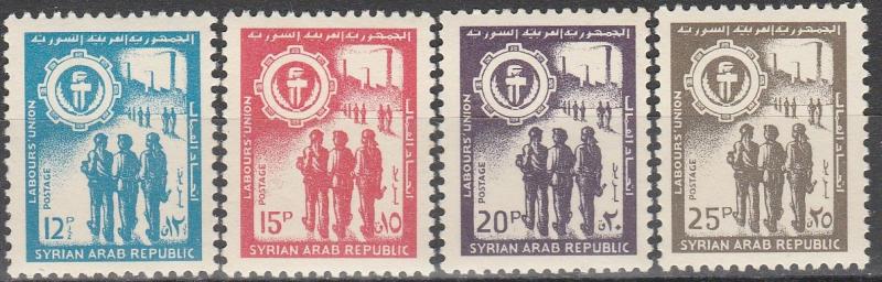 Syria #479-82  MNH F-VF  (V512)