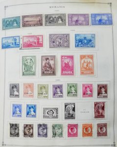 EDW1949SELL : ROMANIA Extensive Mint & Used collection on album pages 1930s-60s