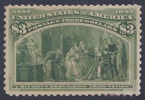 Scott #243 Mint NH OG VF