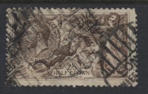 Great Britain -Scott 179 - KGV Head -1919- Used -Wmk 34- 2/6p - Stamp 2