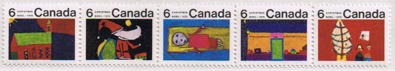 Canada Mint VF-NH #528a Xmas 6c str/5