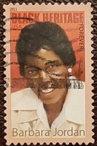 US Scott # 4564; used (44c) Barbara Jordan from 2011; VF centering; off paper