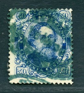ARGENTINA SCOTT #67 BARTOLOME MITRE USED STAMP AS SHOWN