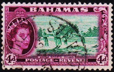 Bahamas. 1954 4d S.G.206 Fine Used