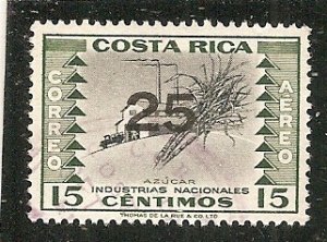 Costa Rica    Scott  C335   Surcharge      Used