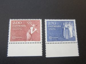 Denmark 1982 Sc 723-24 set MNH