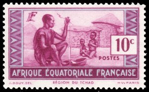 French Equatorial Africa #38  MNH - People of Chad (1937)