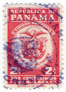 (I.B) Panama Revenue : Duty Stamp 2c