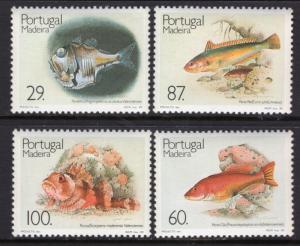 Madeira 133-136 Marine Life MNH VF