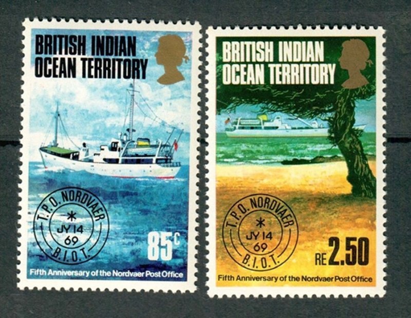 British Indian Ocean Territory #57 - 58 set of MNH singles