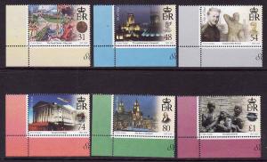 Isle of Man-SC#1208-13-set-unused-NH-Royal Charter of Liverp