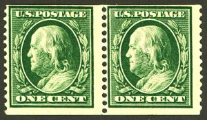 U.S. #352 MINT PAIR OG HR