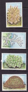 Fiji-Sc#607-10- id9-unused NH set-Coral - Marine Life-1989-