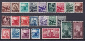 1945-47,48 - ITALY - SC# 463-477, 486-488 - MH *