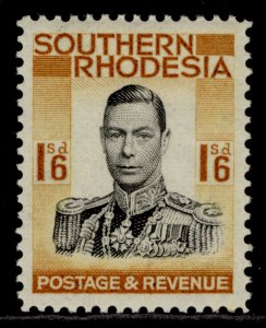 SOUTHERN RHODESIA GVI SG49, 1s 6d black & orange-yellow, M MINT. Cat £18. 