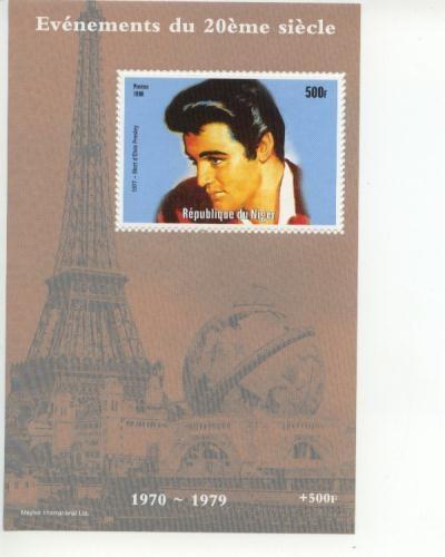 Niger Elvis Presley 20th Century Events SS   MNH