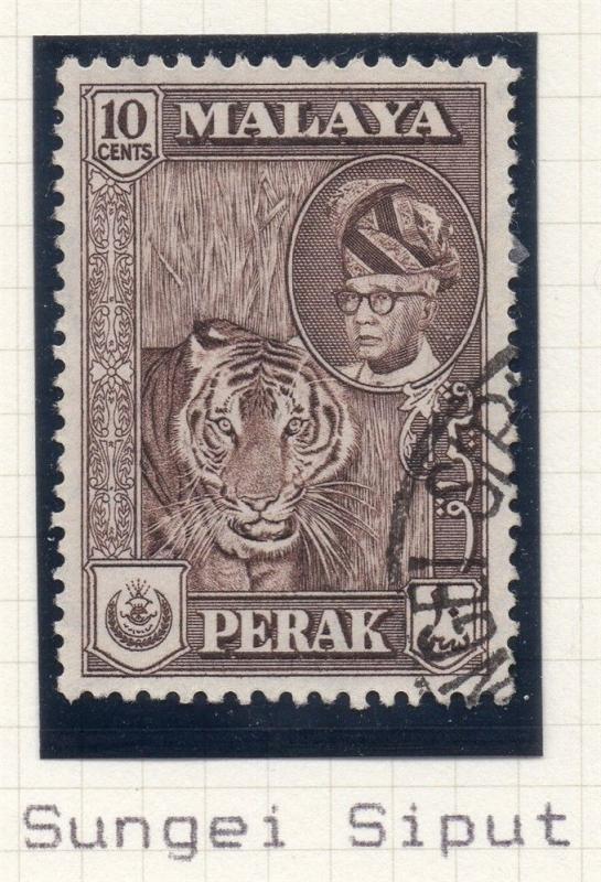 Malaya Perak 1957-65 Early Issue Fair Postmark on Used 10c. 176519