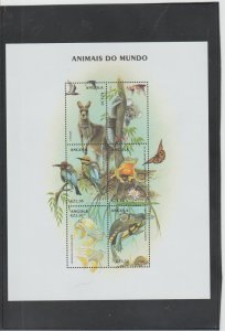 Angola  Scott#  1131  MNH  Sheet of 6  (2000 Wildlife)