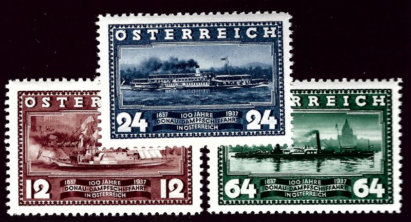 Austria SC#382-384 MNH VF...Worth a close look!!