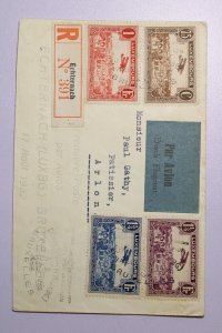 Luxembourg 1932 Airmail Flight Cover to Lux / Belgium - L38783