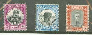 Sudan #102-104  Multiple