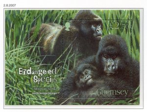 Guernsey 2007 Endangered Species Mini Sheet SGMS1173 Unmounted Mint