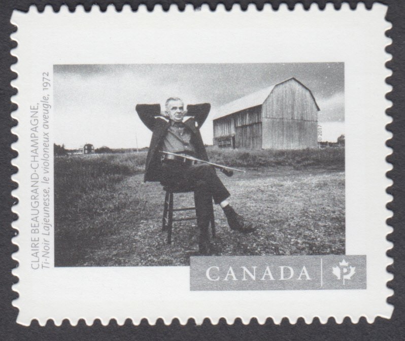 Canada - #3012i  Canadian Photography Blind Violinist, Die Cut Stamp - MNH