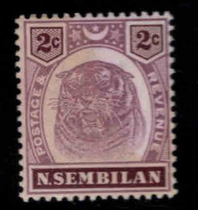 MALAYA Negri Sembilan Scott 6 Mint No Gum Tigers Head stamp