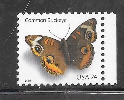 #4000 MNH 24c Common Buckeye Butterfly Single