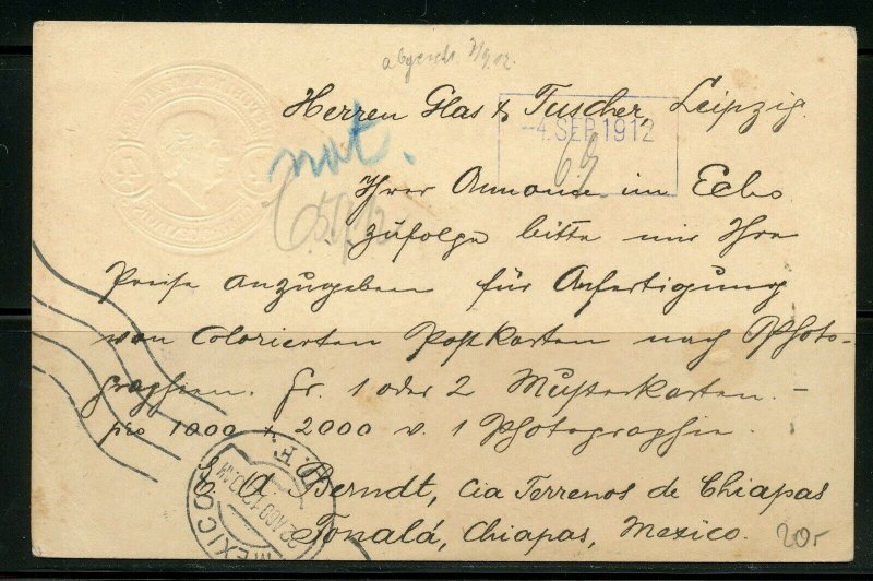 BRITISH INDIA AHMEDABAD 12/5/1908 COVER TO LEIPZIG, GERMANY AS SHOWN